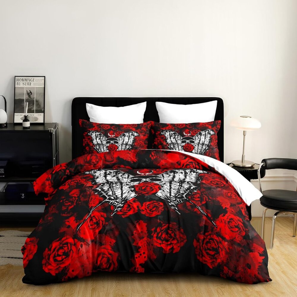 Romantic Roses Comforter Set Queen Sz - Picture 6 of 7